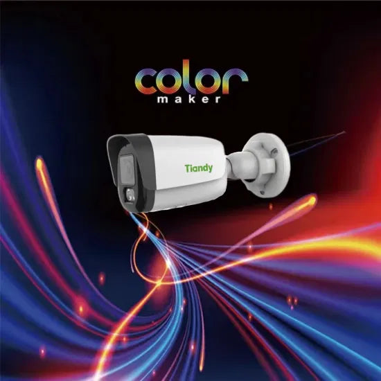 TIANDY COLOR MAKER 2MP IP BULLET CAMERA TC-C32QN - Tophatter's Army Deals CCTV - Tophatter Daily Deals