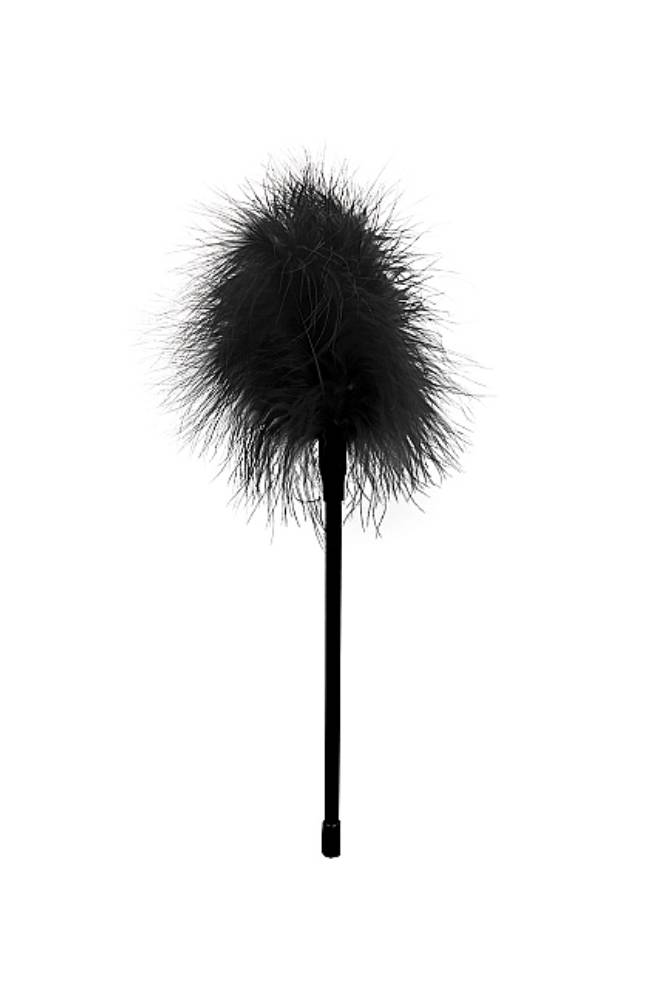 Ouch by Shots Toys - Black & White - Feather Tickler - Black BDSM - Tophatter Daily Deals