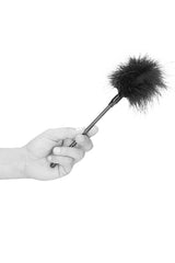Ouch by Shots Toys - Black & White - Feather Tickler - Black BDSM - Tophatter Daily Deals
