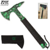 Tiger Xtreme Throwing Axe Green Zombie Undead Tomahawk w/ Sheath Knife-Tomahawk - Tophatter Daily Deals