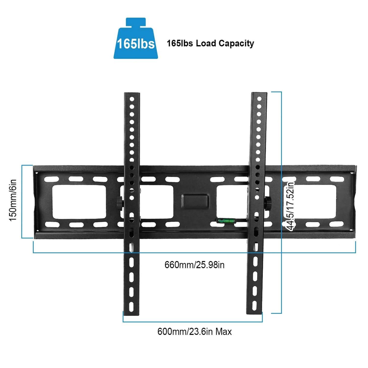 Tilt TV Wall Mount Bracket for 37"-70" LED/LCD/PLASMA Flat TV TV & Video - Tophatter Daily Deals
