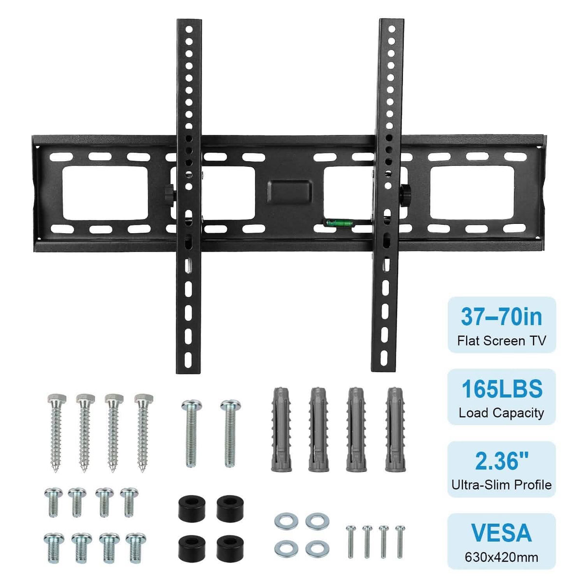 Tilt TV Wall Mount Bracket for 37"-70" LED/LCD/PLASMA Flat TV TV & Video - Tophatter Daily Deals
