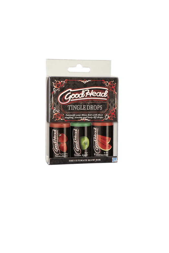 Doc Johnson - GoodHead - Tingle Drops - 3-Pack Liquid - Tophatter Daily Deals