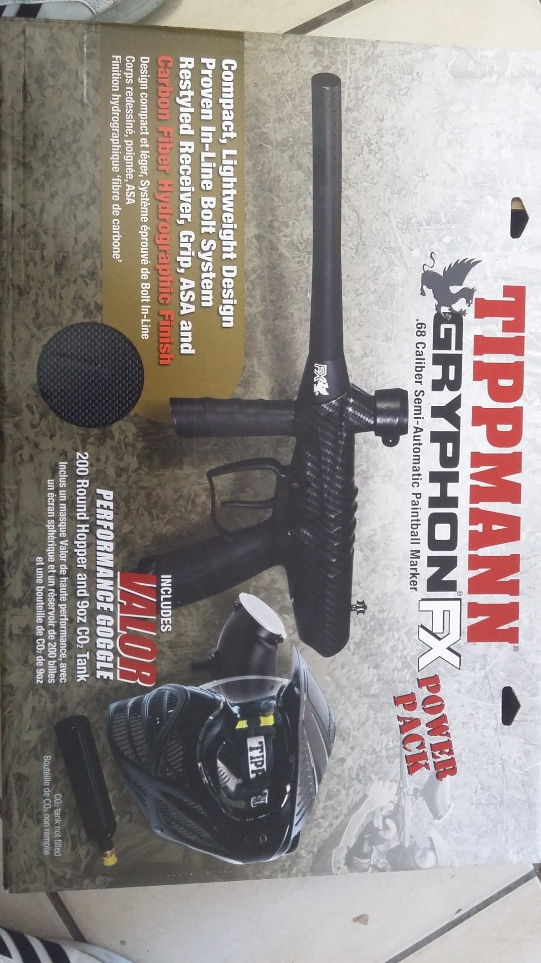 TIPPMANN GRYPHON POWER PACK - Tophatter's Army Deals PAINTBALL - Tophatter Daily Deals
