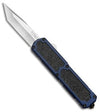 Titan OTF Dual Action Blue Tactical Automatic Knife Tanto Serrated Plain Edge Knife-OTF - Tophatter Daily Deals