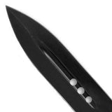 Titan OTF Dual Action White Tactical Automatic Knife Dagger Serrated Plain Edge Knife-OTF - Tophatter Daily Deals
