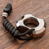 TC21 Titanium Self Defense Ring Bottle Opener Brass Knuckles - Tophatter Daily Deals