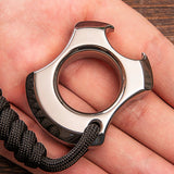 TC21 Titanium Self Defense Ring Bottle Opener Brass Knuckles - Tophatter Daily Deals