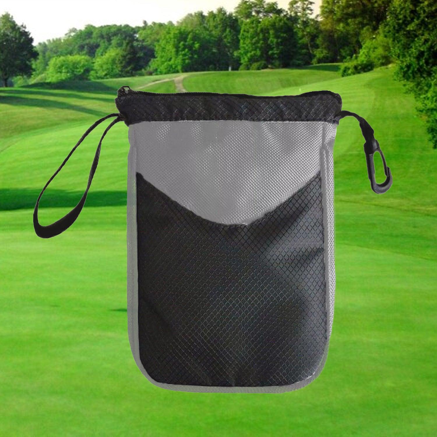 Golf Ball Bag - Multi-pocket Golf Ball Storage Pouch Bag Clip Valuable Golf Tee Pouch Bag Holder Gray Sports & Outdoor - Tophatter Daily Deals