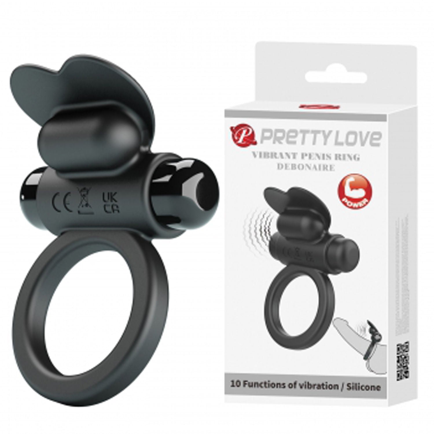 Vibrant Debonaire – Rabbit Cock Ring Penis Ring > Cock Ring > Vibrating - Tophatter Daily Deals