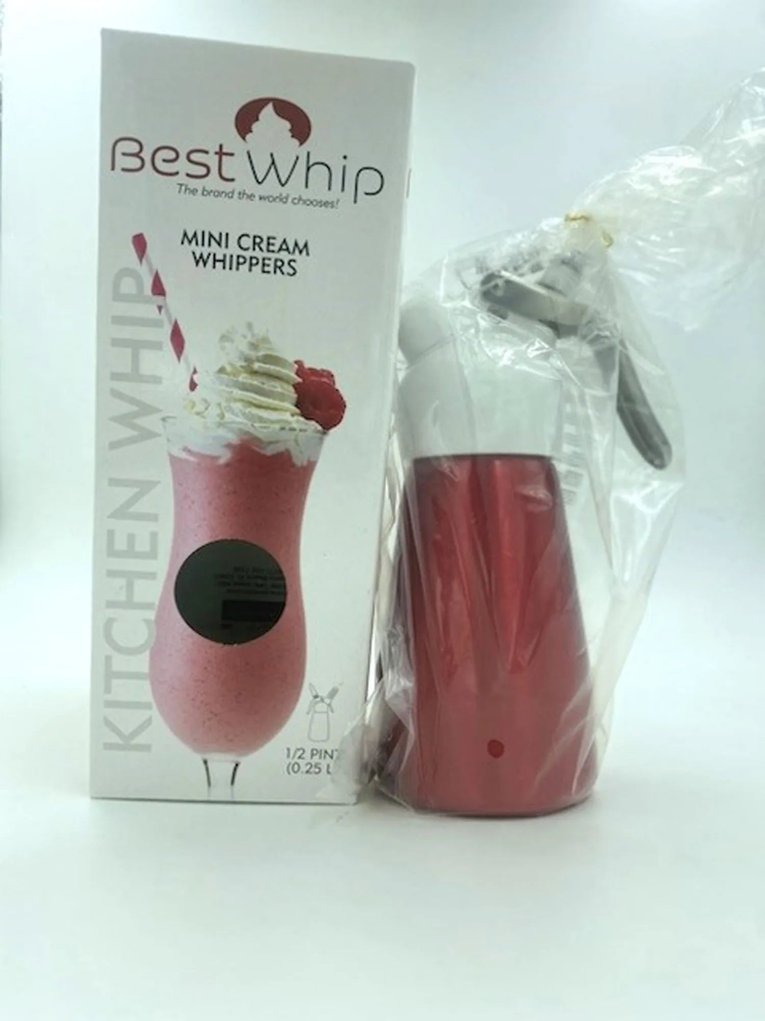 Tall Cream Whipper 1 Pint – Kitchen Whipped Cream Dispenser > Novelties > Candy & Edible Items - Tophatter Daily Deals