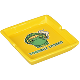 Toadally Stoned Ceramic Ashtray Ashtrays - Tophatter Daily Deals