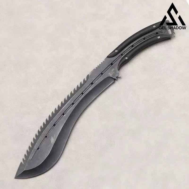 Todd's Dragon, outdoor, camping knife-GS109 Black BRASSKNUCKLE - Tophatter Daily Deals