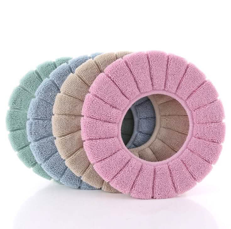 Toilet Seat Soft Thick Washable Cover Pad Protector Bath - Tophatter Daily Deals