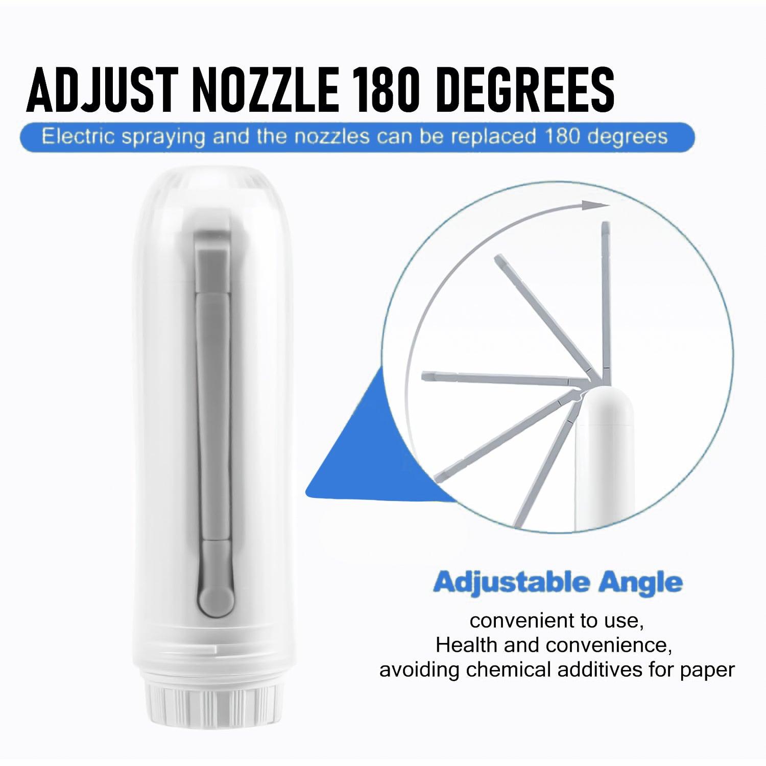 Electric Portable Bidet - Handheld Bidet Sprayer Portable Electric Hygiene Water Wash Cleaning Spray Tool Home - Tophatter Daily Deals