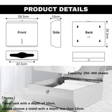 Bathroom Tissue Dispenser - Hand Paper Towel Dispenser Home Toilet Holder Wall Mounted Bathroom Tissue Box Home - Tophatter Daily Deals