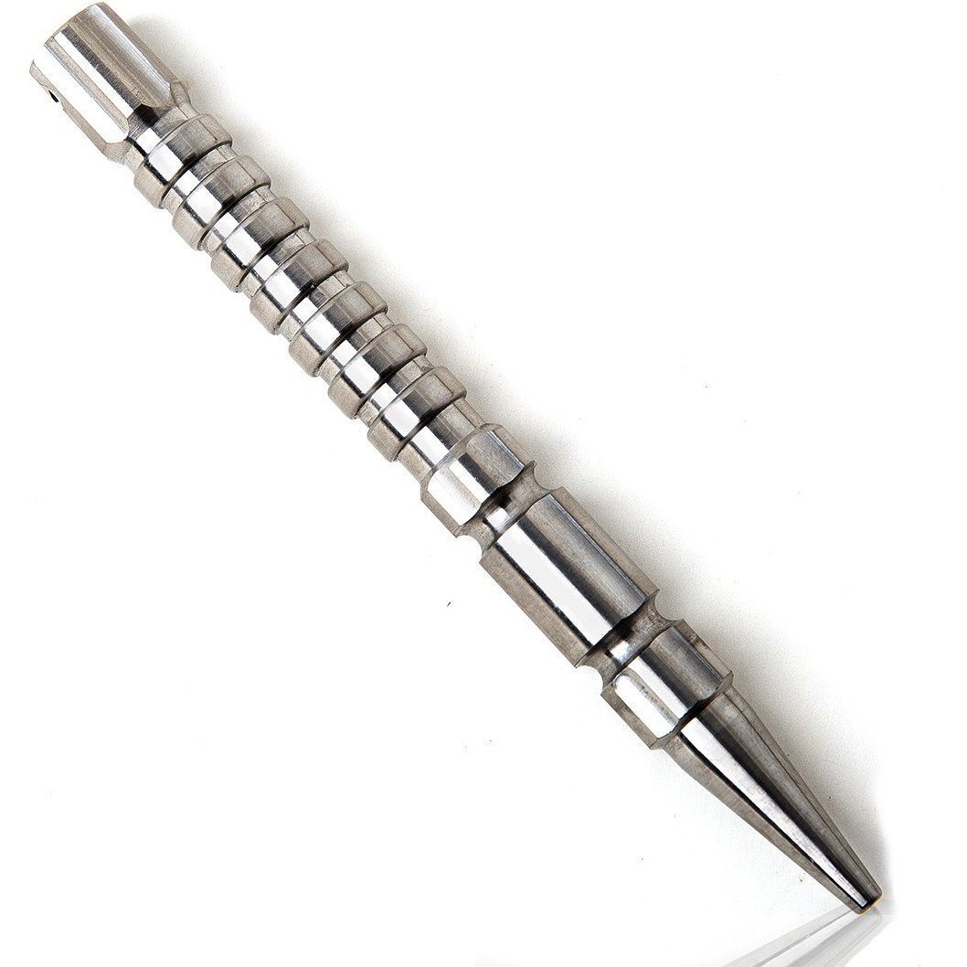Tomahawk TC4 Titanium Kubotan Self Defense Stick Silver Self Defense Kubotan - Tophatter Daily Deals