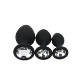 Toosh Silicone Butt Plug Set of 3 Small to Large – Jewelled Base Butt Plug > Anal Range > Butt Plug Kits - Tophatter Daily Deals