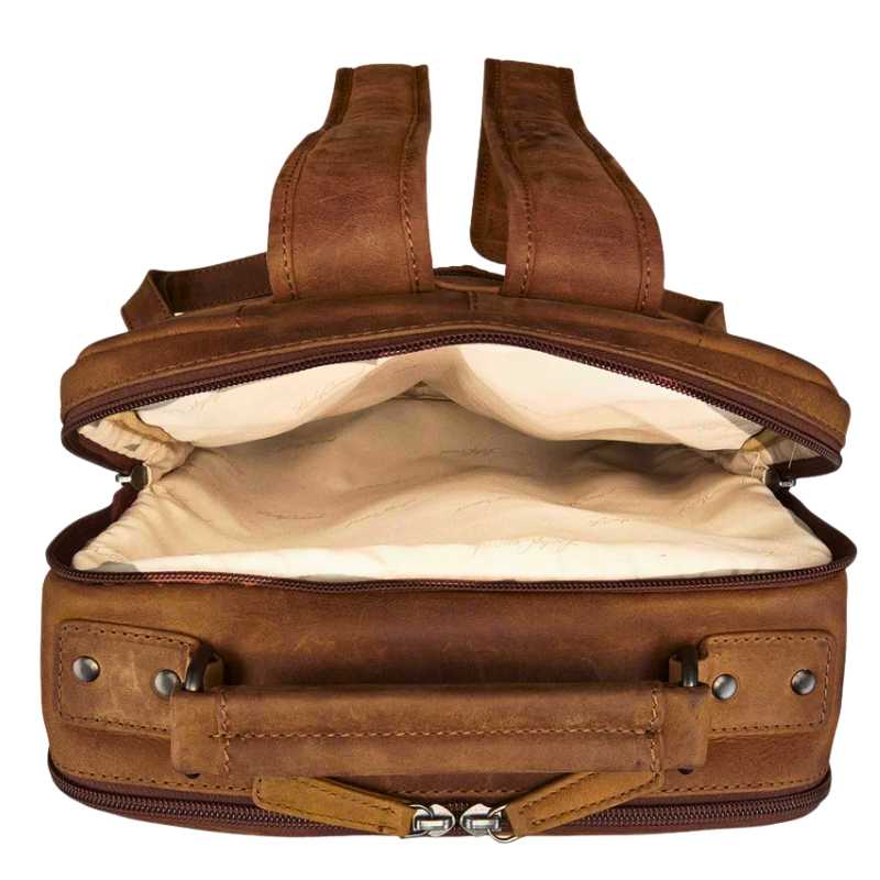 Quinn RFID Leather Concealed Carry Backpack Handgun Purses - Tophatter Daily Deals