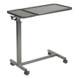 Over Bed Table - Deluxe Twin Top Over Bed or Chair Table Adjustable Height and Angle Mobility Aid Apparel & Accessories - Tophatter Daily Deals