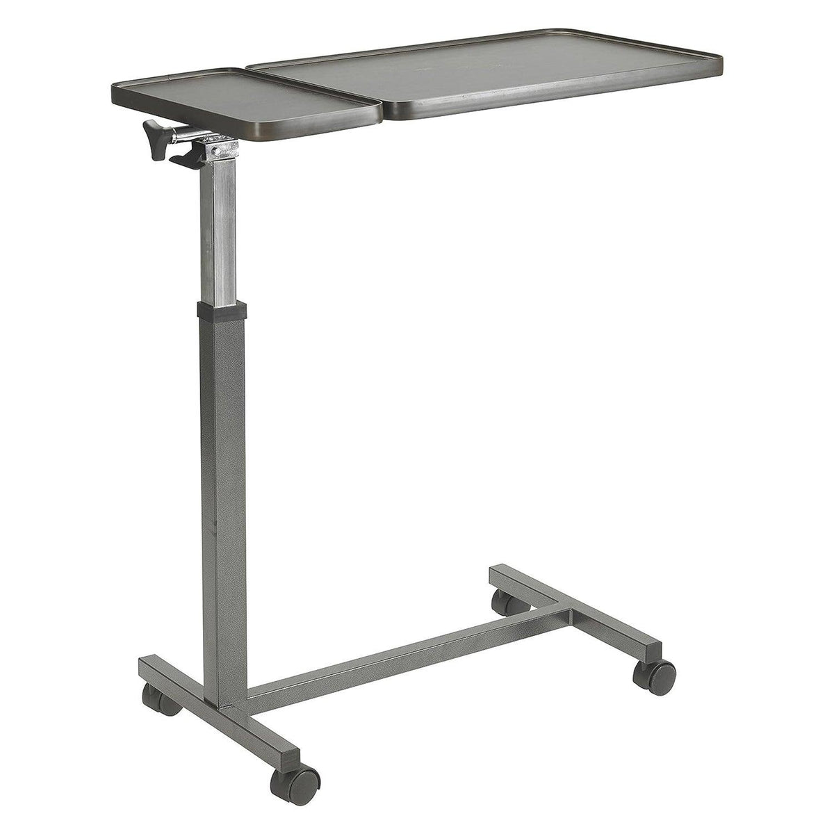 Over Bed Table - Deluxe Twin Top Over Bed or Chair Table Adjustable Height and Angle Mobility Aid Apparel & Accessories - Tophatter Daily Deals