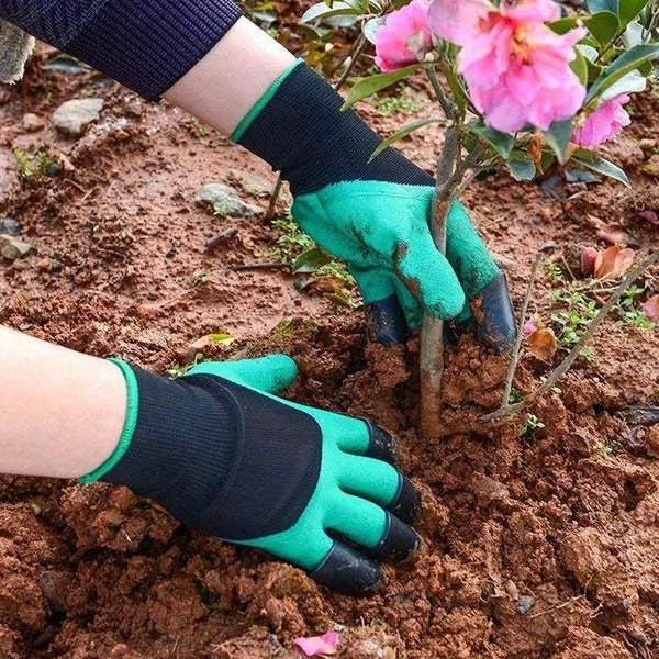 CLAW™ Pro Gardening Gloves CLAW™ GREEN 1x Pair of Gloves Gardening Gloves - Tophatter Daily Deals