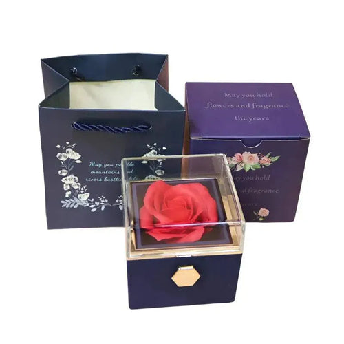 Valentine's™ Rotating Rose Jewelry Box
