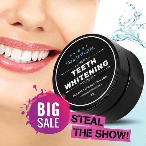 Activated Charcoal Teeth Whitening Powder 