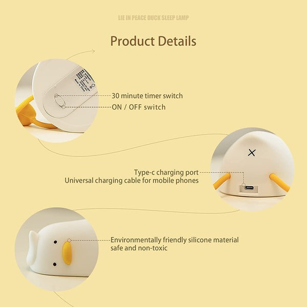 lay duck lamp product details and functions