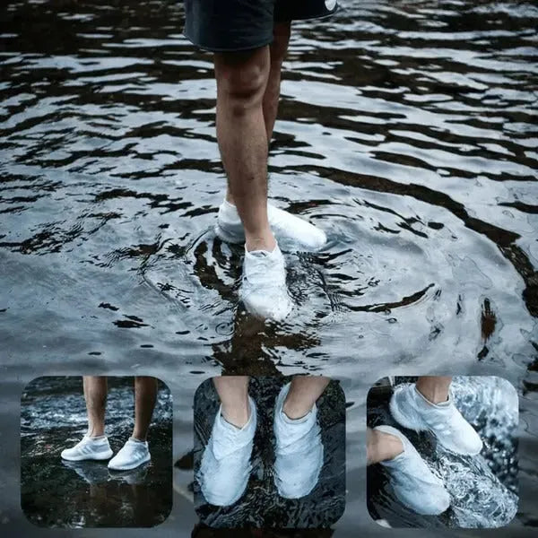 Ultra-Durable Silicovers Non-Slip Shoe Covers: Keep Your Shoes Clean & Dry Shoe Covers - Tophatter Daily Deals