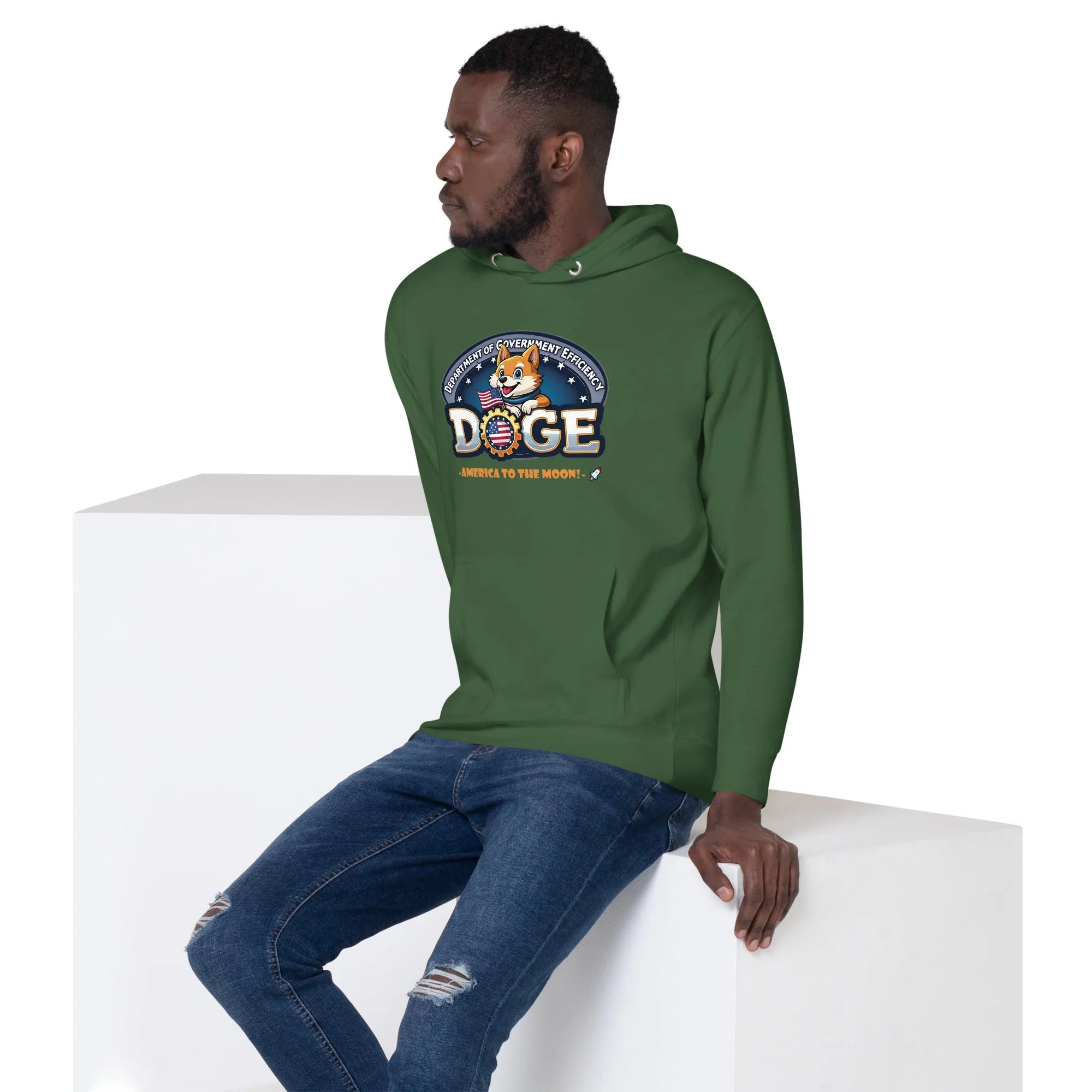 Official DOGE Department Of Government Efficiency Hoodie Hoodies - Tophatter Daily Deals