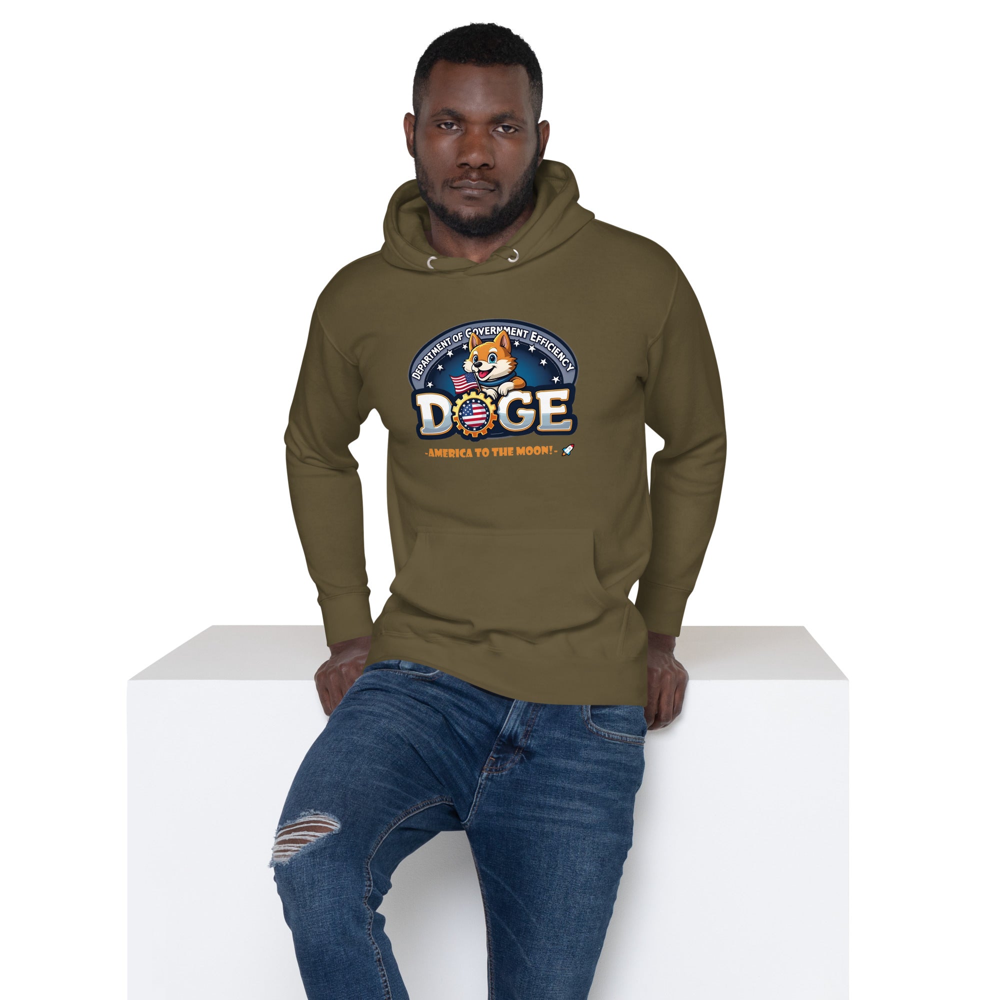 Official DOGE Department Of Government Efficiency Hoodie Hoodies - Tophatter Daily Deals