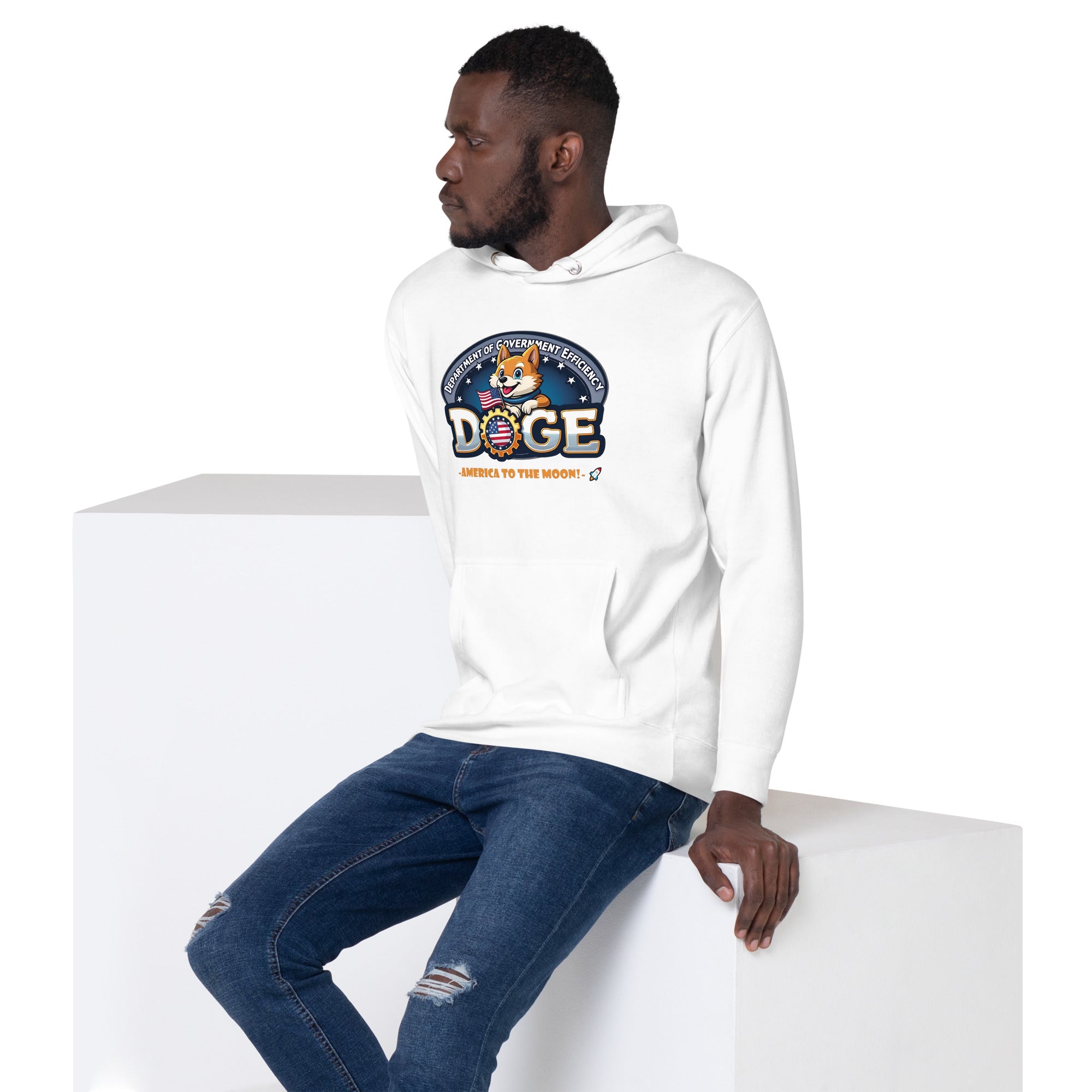 Official DOGE Department Of Government Efficiency Hoodie Hoodies - Tophatter Daily Deals