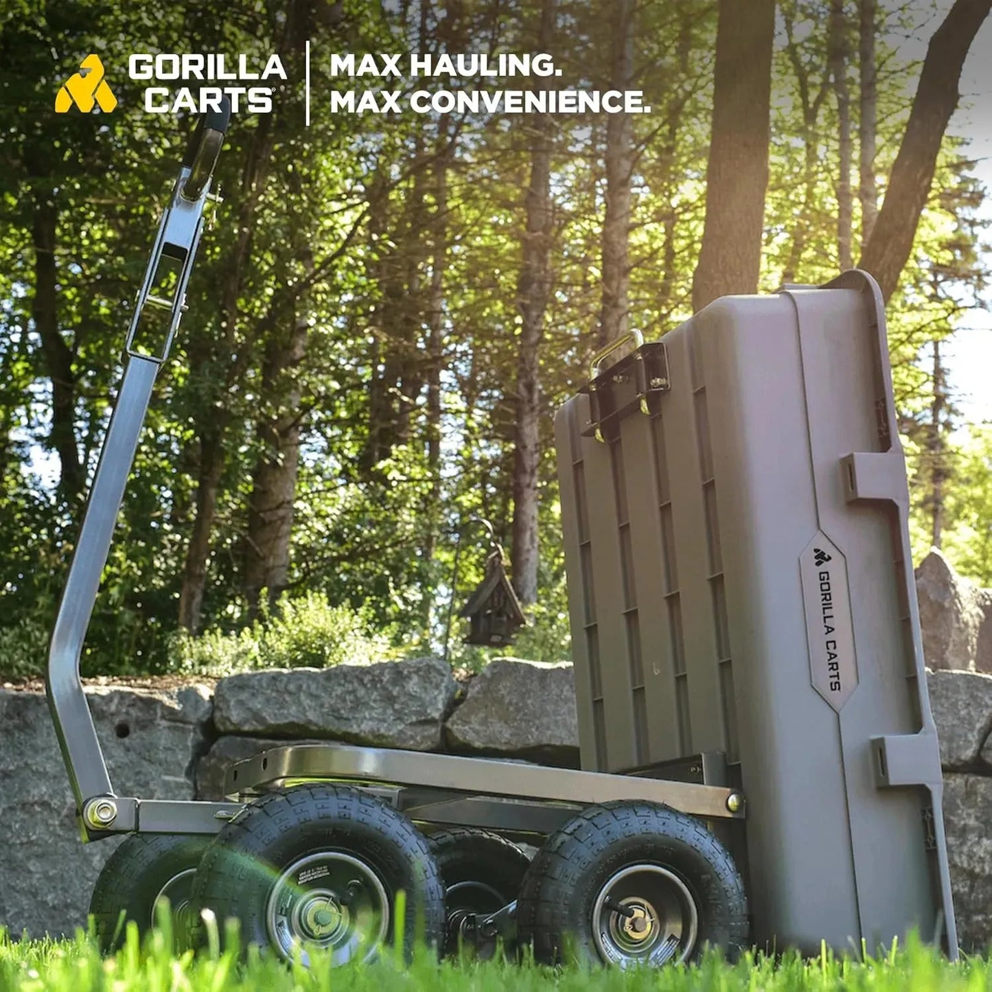 Gorilla® Heavy Duty Utility Cart Wheelbarrow - Tophatter Daily Deals