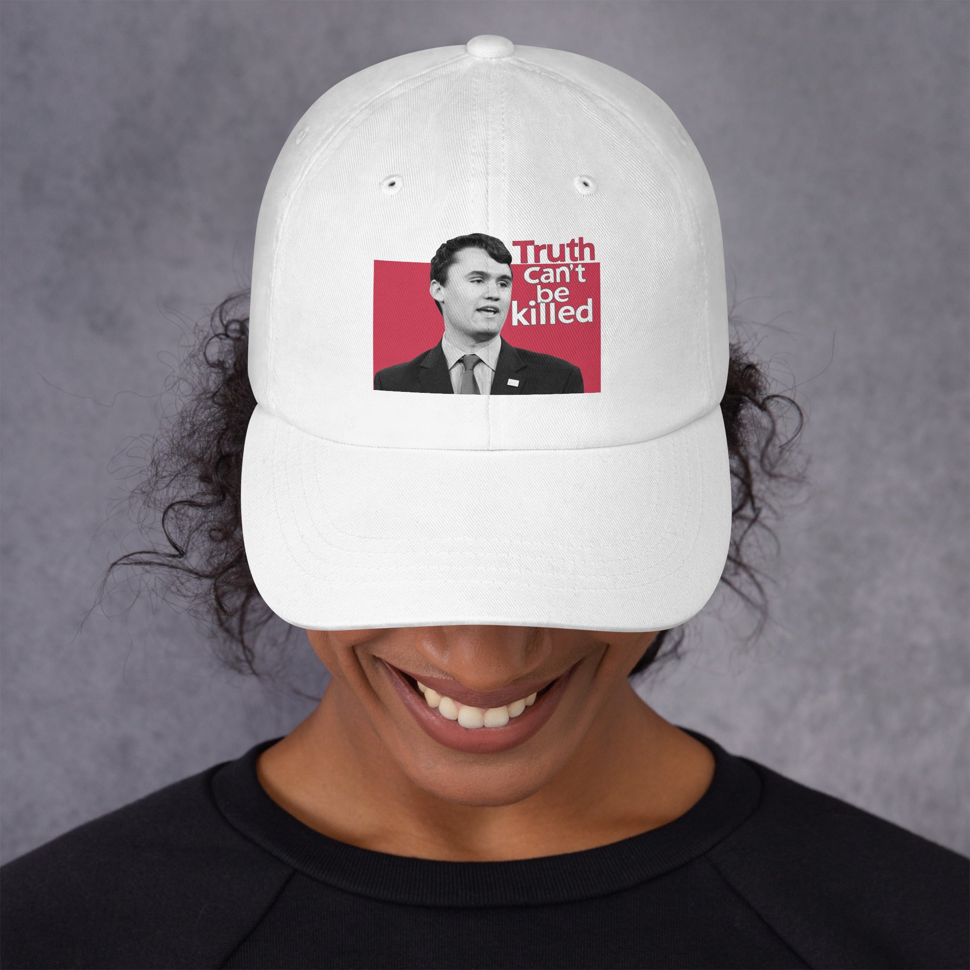 Charlie Kirk Hat, Truth Can't Be Killed Cap Printed Cap - Tophatter Daily Deals