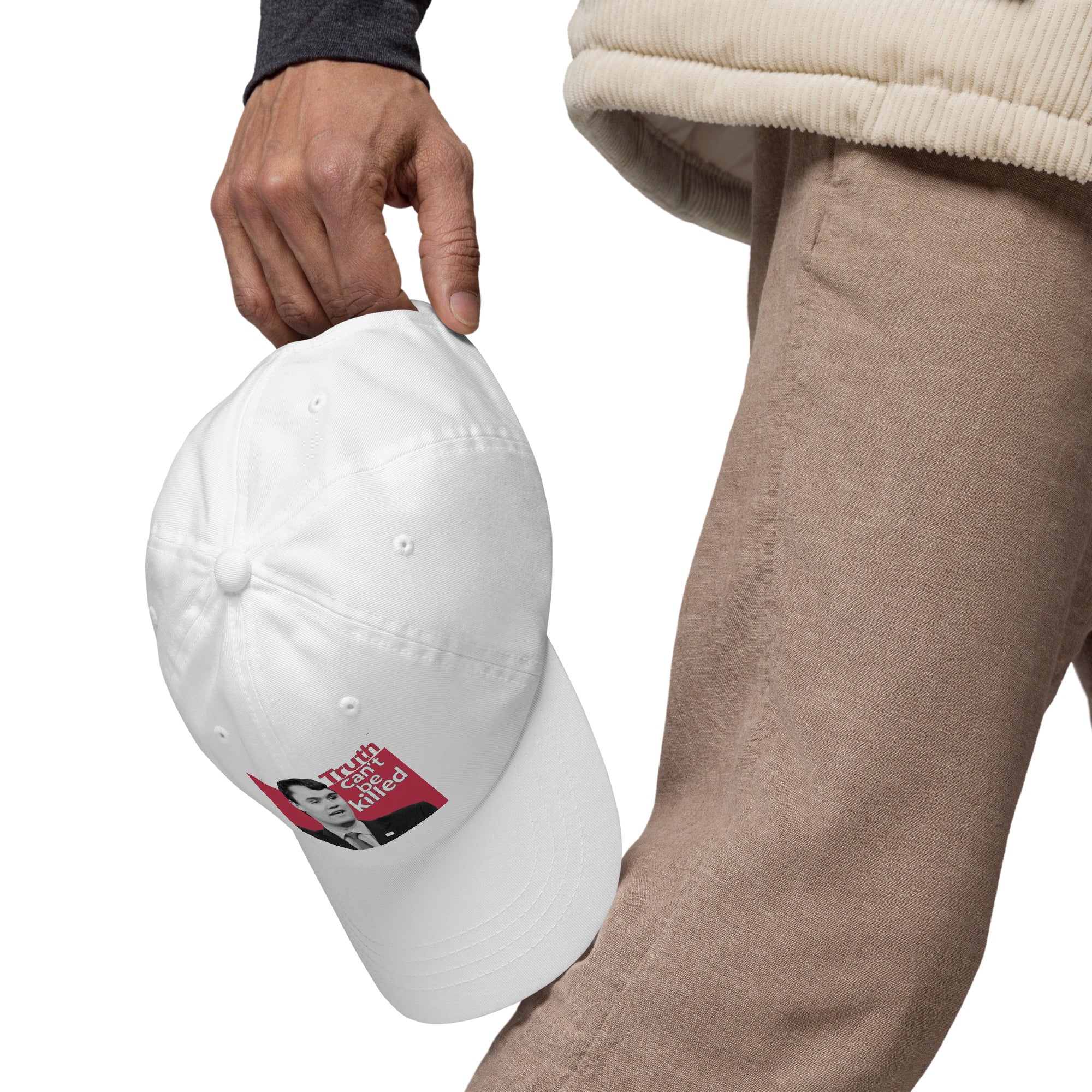 Charlie Kirk Hat, Truth Can't Be Killed Cap Printed Cap - Tophatter Daily Deals