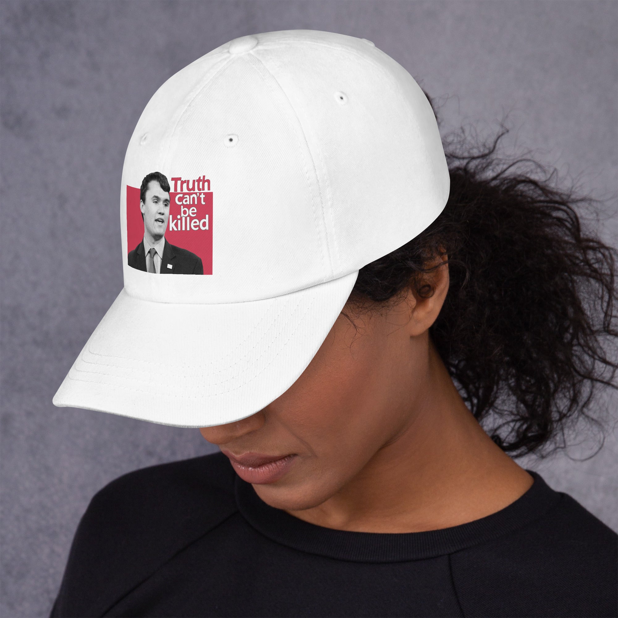 Charlie Kirk Hat, Truth Can't Be Killed Cap Printed Cap - Tophatter Daily Deals