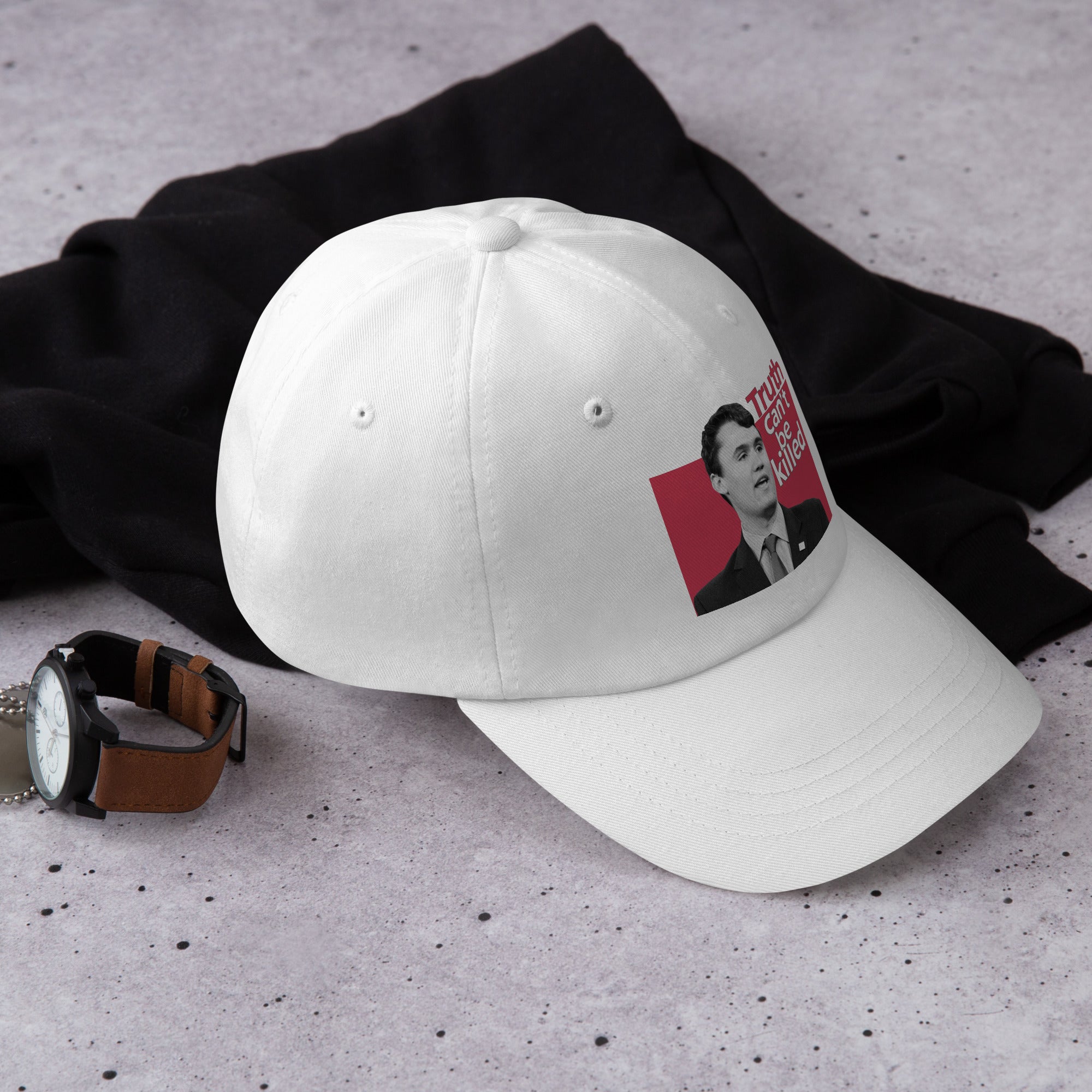 Charlie Kirk Hat, Truth Can't Be Killed Cap Printed Cap - Tophatter Daily Deals