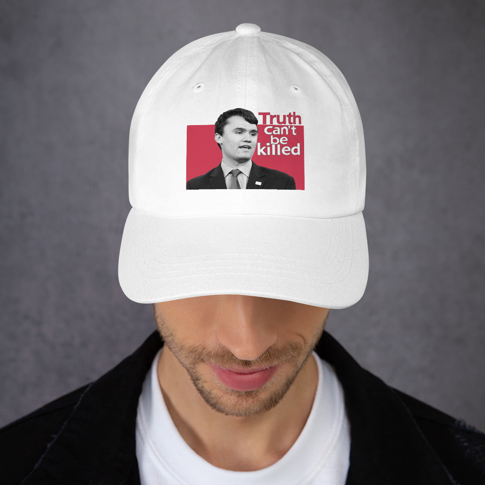 Charlie Kirk Hat, Truth Can't Be Killed Cap Printed Cap - Tophatter Daily Deals