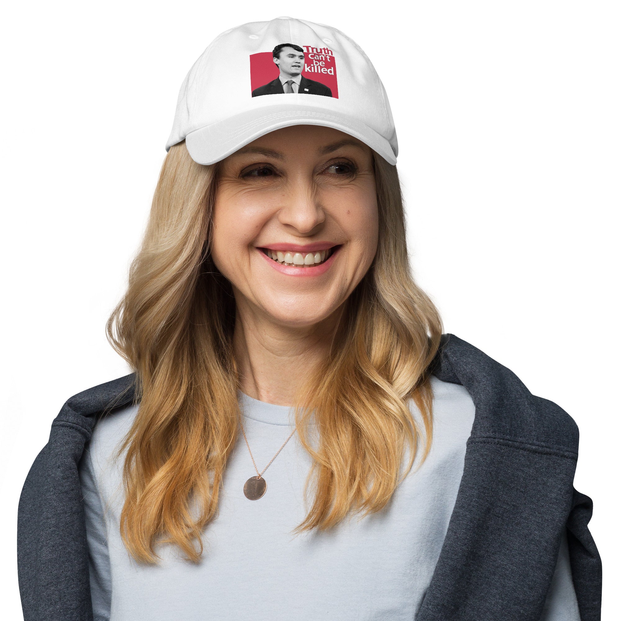 Charlie Kirk Hat, Truth Can't Be Killed Cap Printed Cap - Tophatter Daily Deals