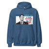 Charlie Kirk Hoodie, True Patriot 1993-2025 RIP Memorial American Flag Pullover Indigo Blue Pullover - Tophatter Daily Deals