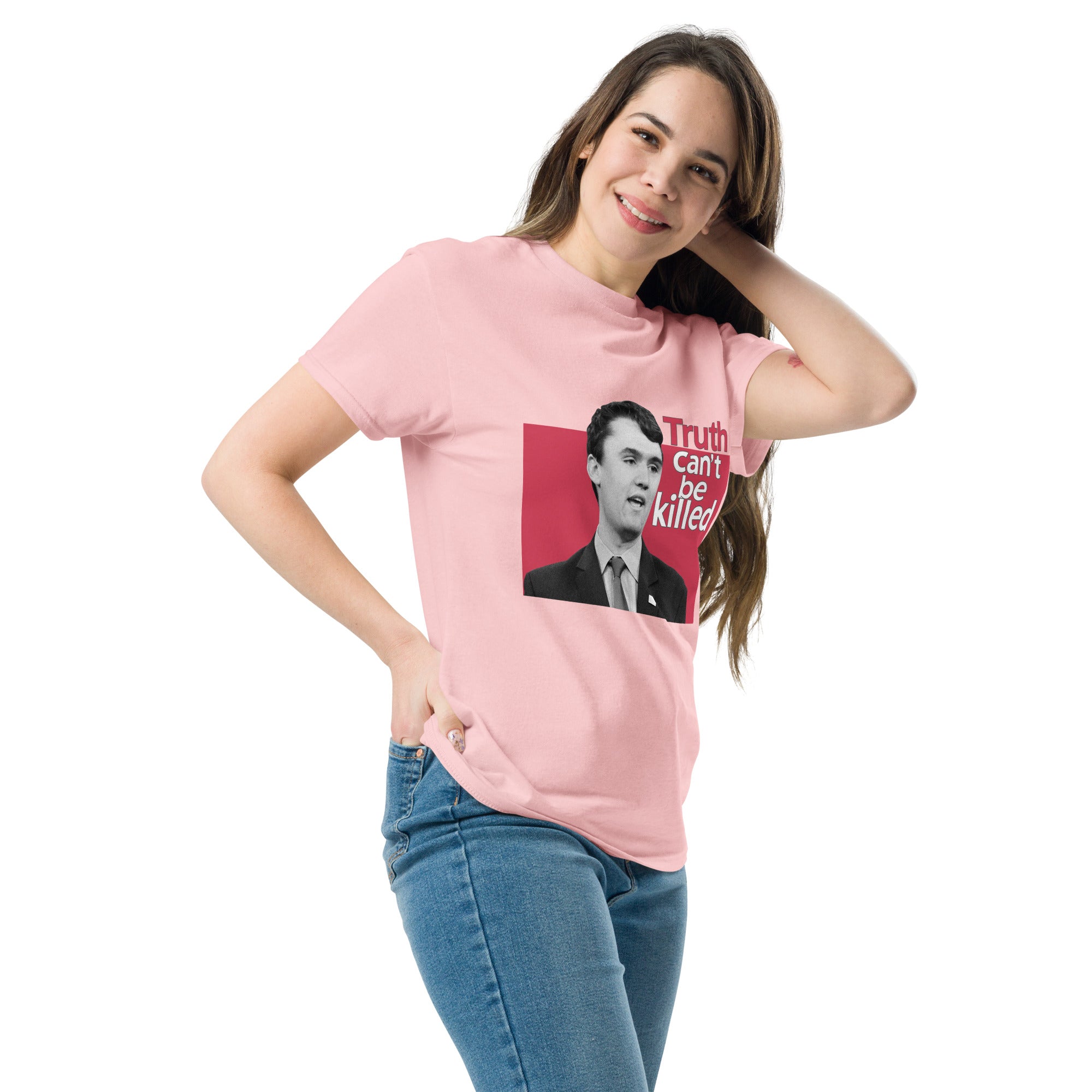 Charlie Kirk Shirt, Truth Can't Be Killed T-Shirt T-Shirt - Tophatter Daily Deals