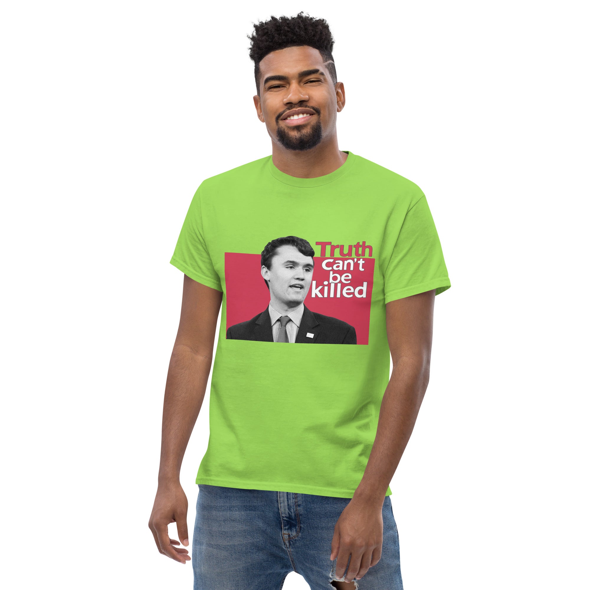 Charlie Kirk Shirt, Truth Can't Be Killed T-Shirt T-Shirt - Tophatter Daily Deals