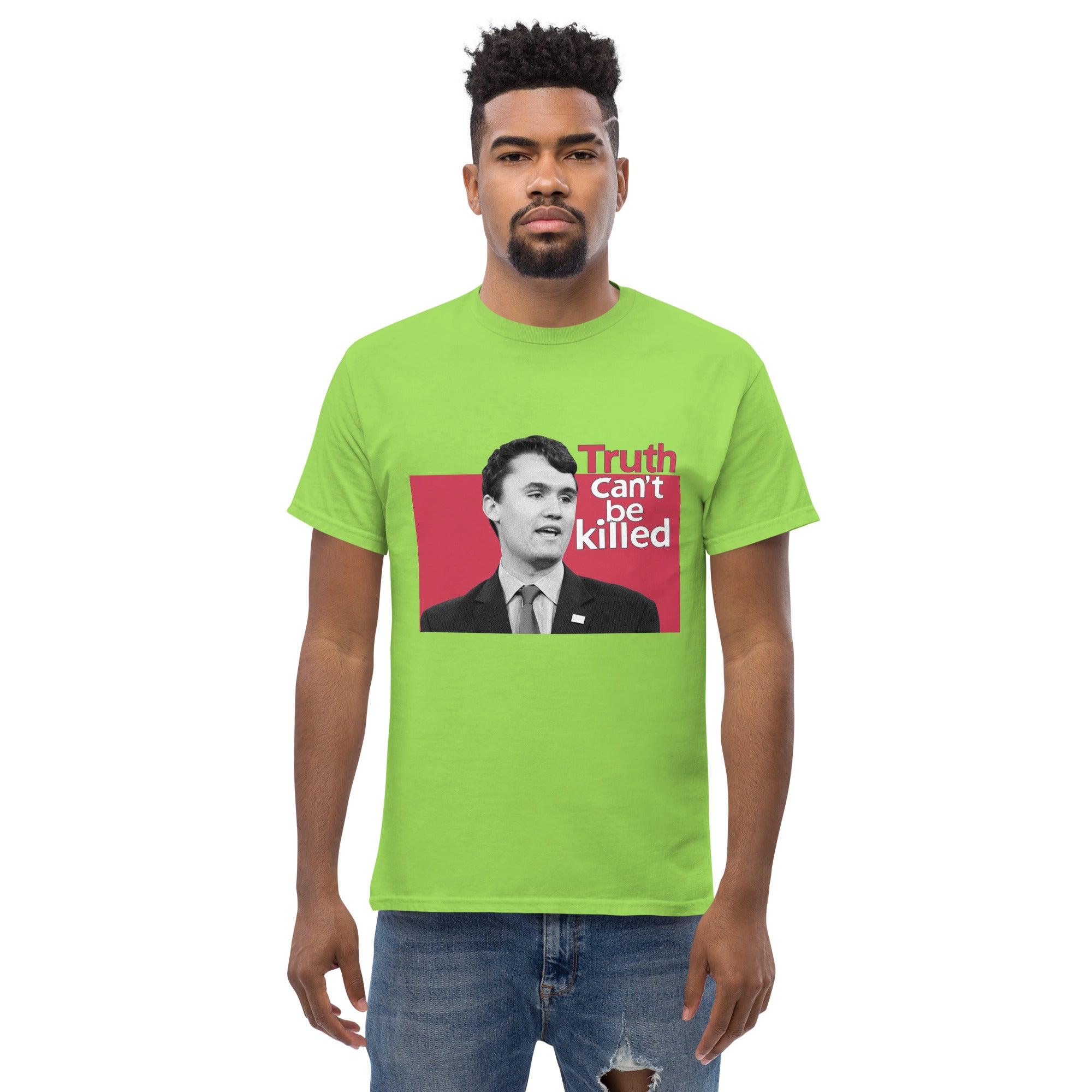 Charlie Kirk Shirt, Truth Can't Be Killed T-Shirt T-Shirt - Tophatter Daily Deals