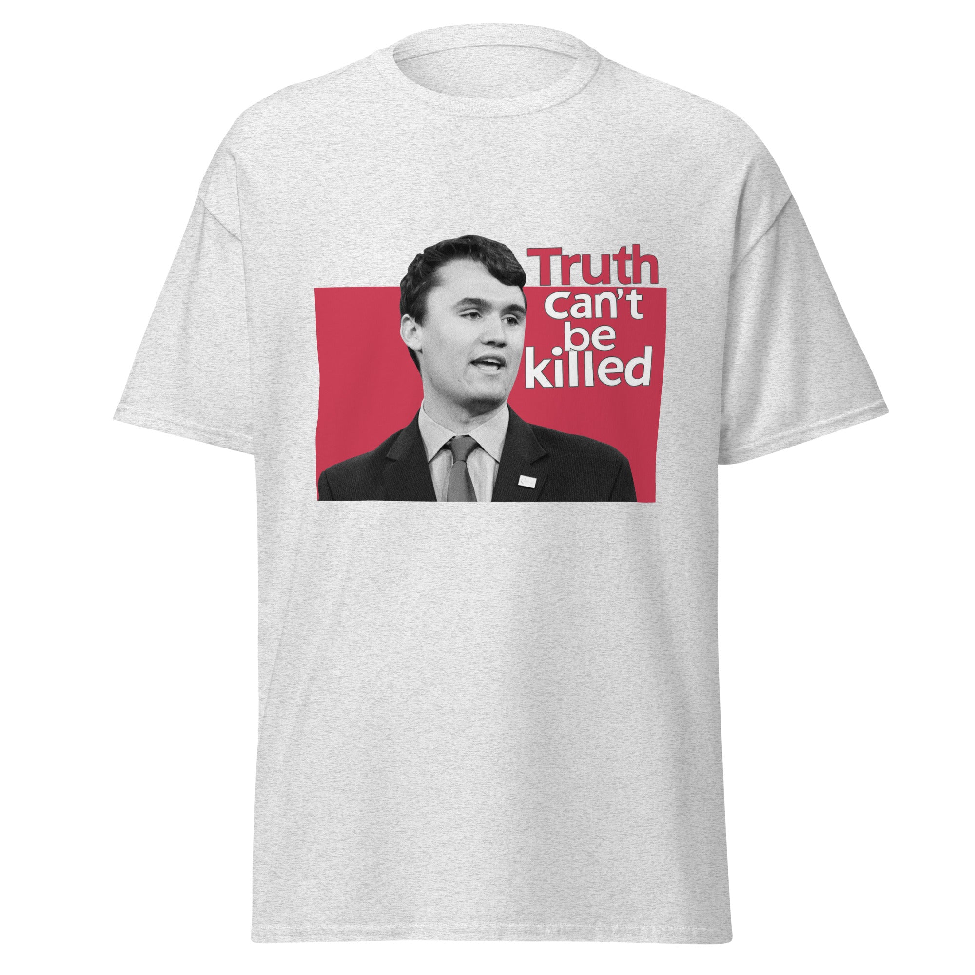Charlie Kirk Shirt, Truth Can't Be Killed T-Shirt T-Shirt - Tophatter Daily Deals