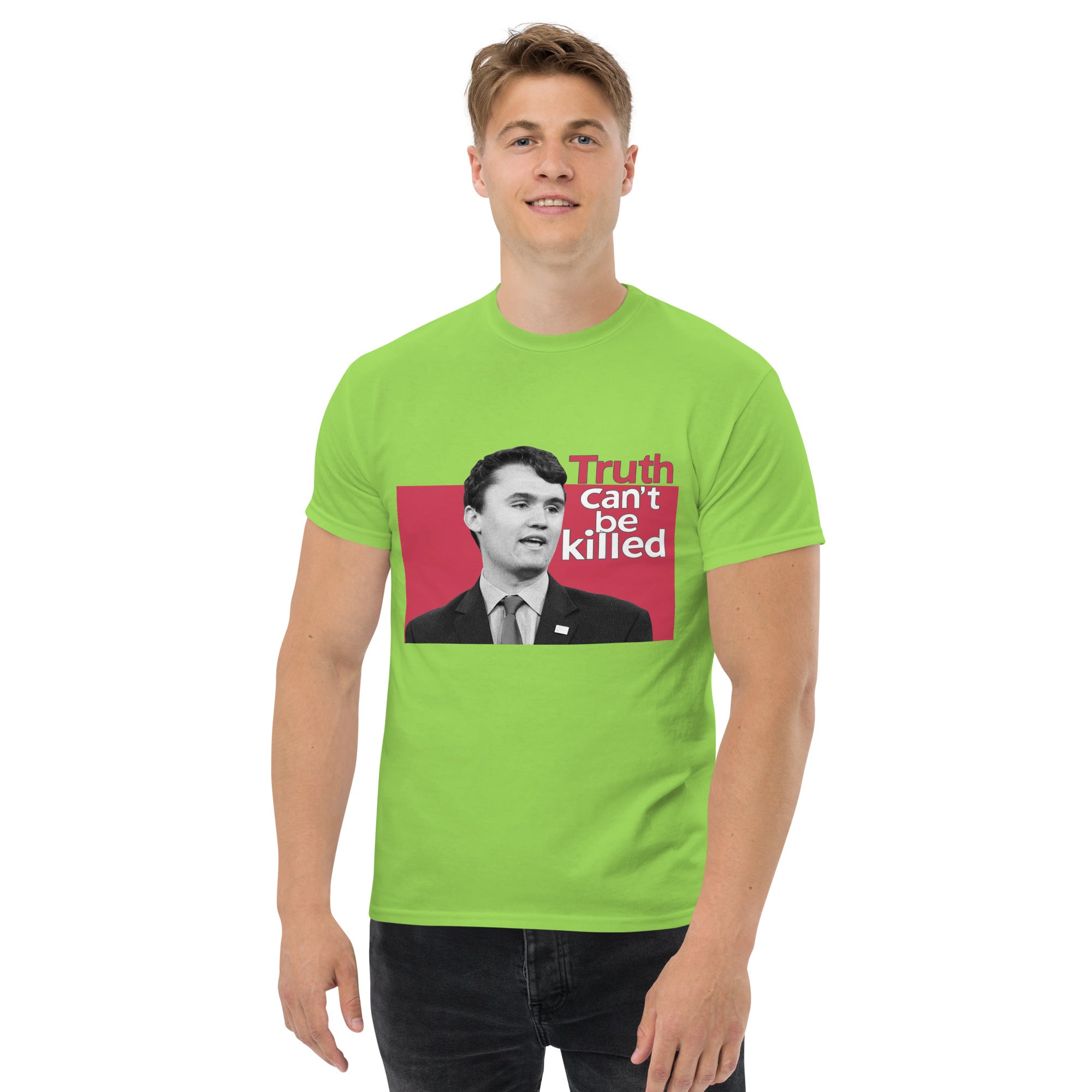 Charlie Kirk Shirt, Truth Can't Be Killed T-Shirt T-Shirt - Tophatter Daily Deals