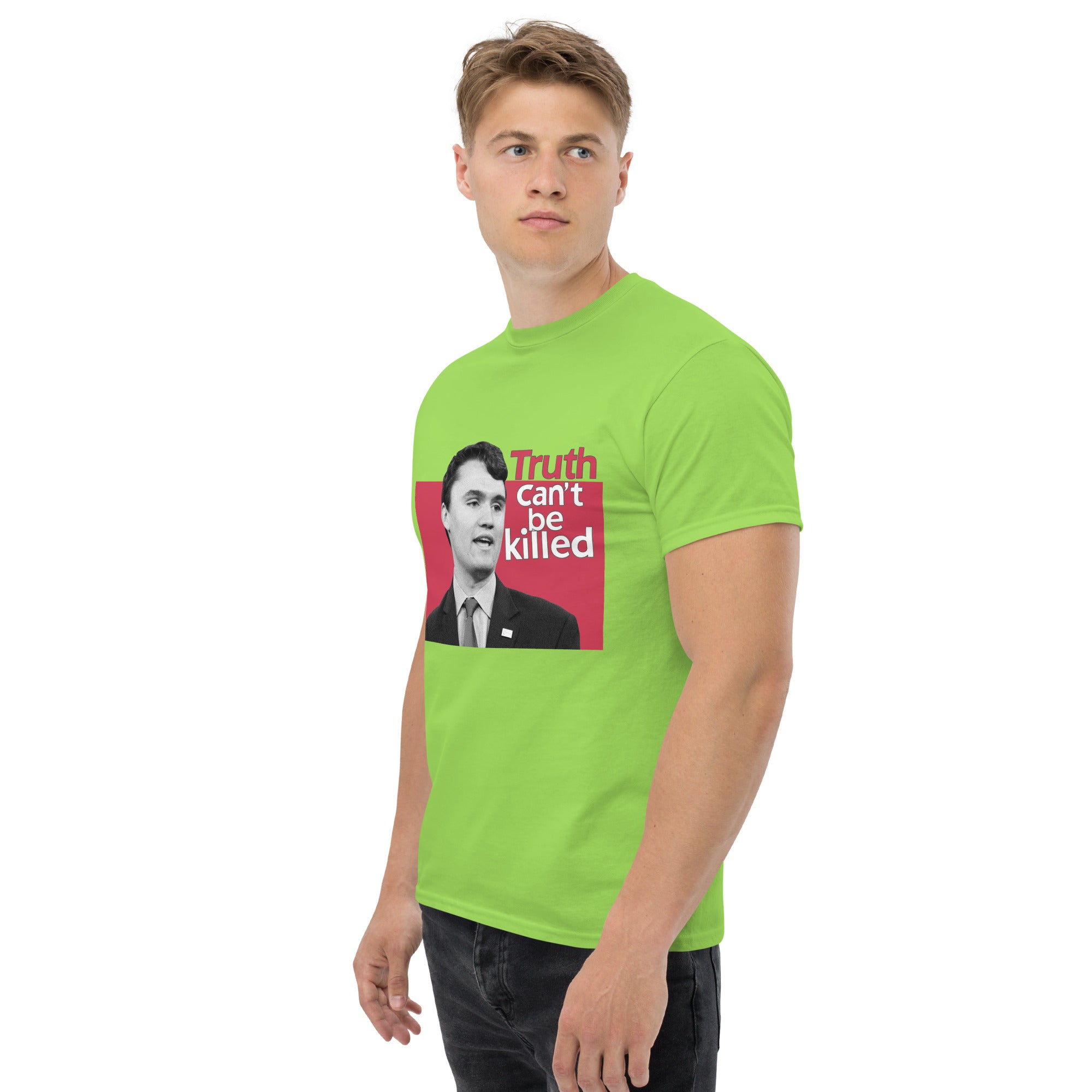 Charlie Kirk Shirt, Truth Can't Be Killed T-Shirt T-Shirt - Tophatter Daily Deals