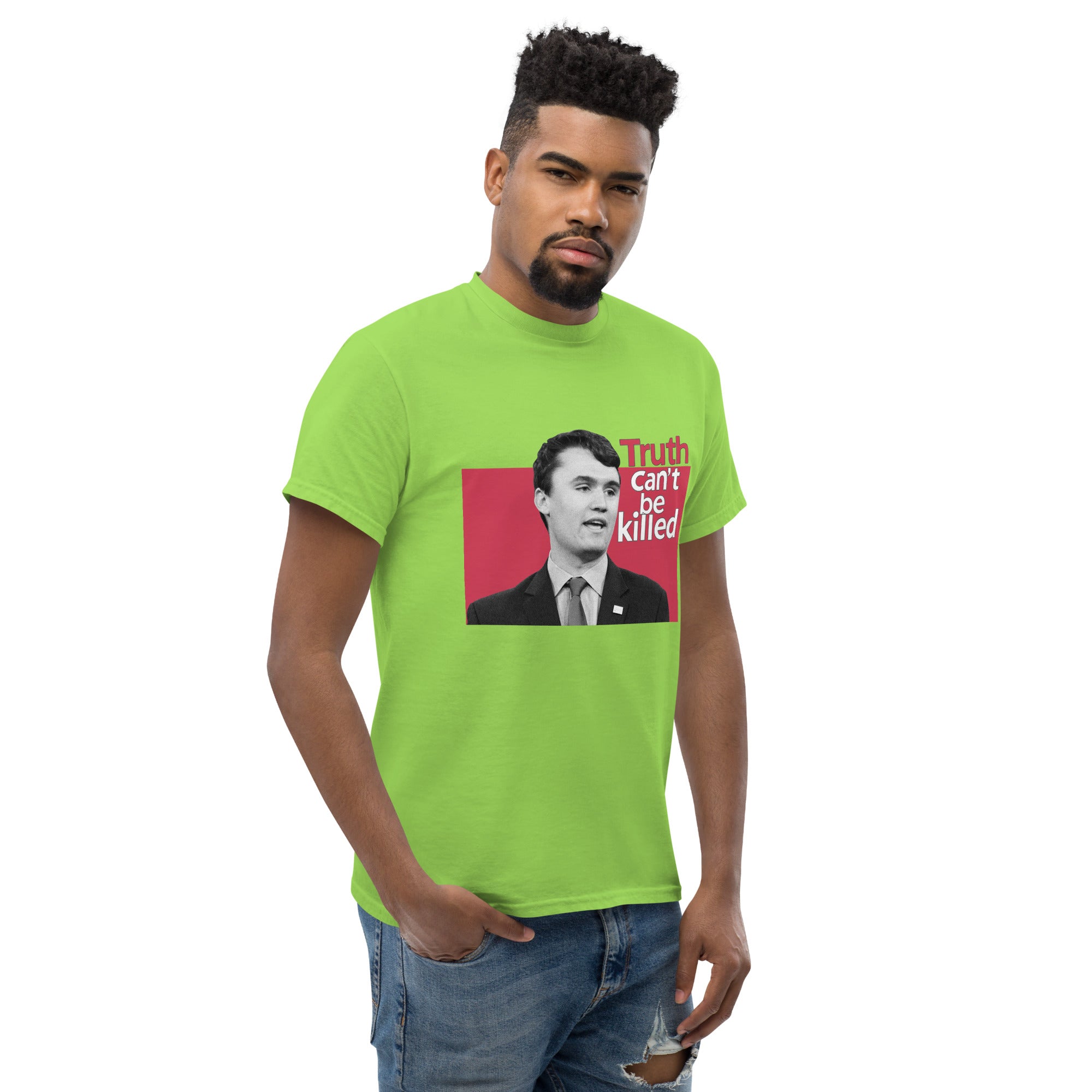 Charlie Kirk Shirt, Truth Can't Be Killed T-Shirt T-Shirt - Tophatter Daily Deals