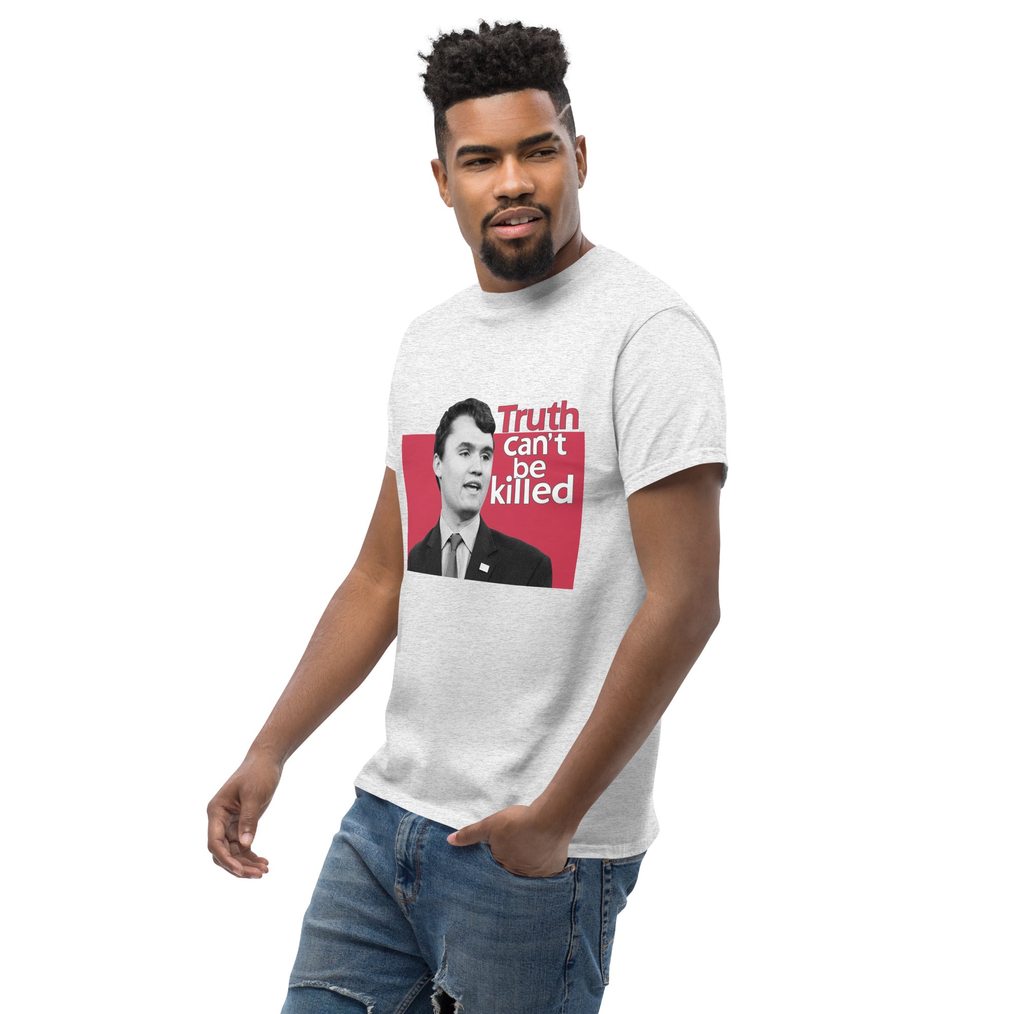 Charlie Kirk Shirt, Truth Can't Be Killed T-Shirt T-Shirt - Tophatter Daily Deals