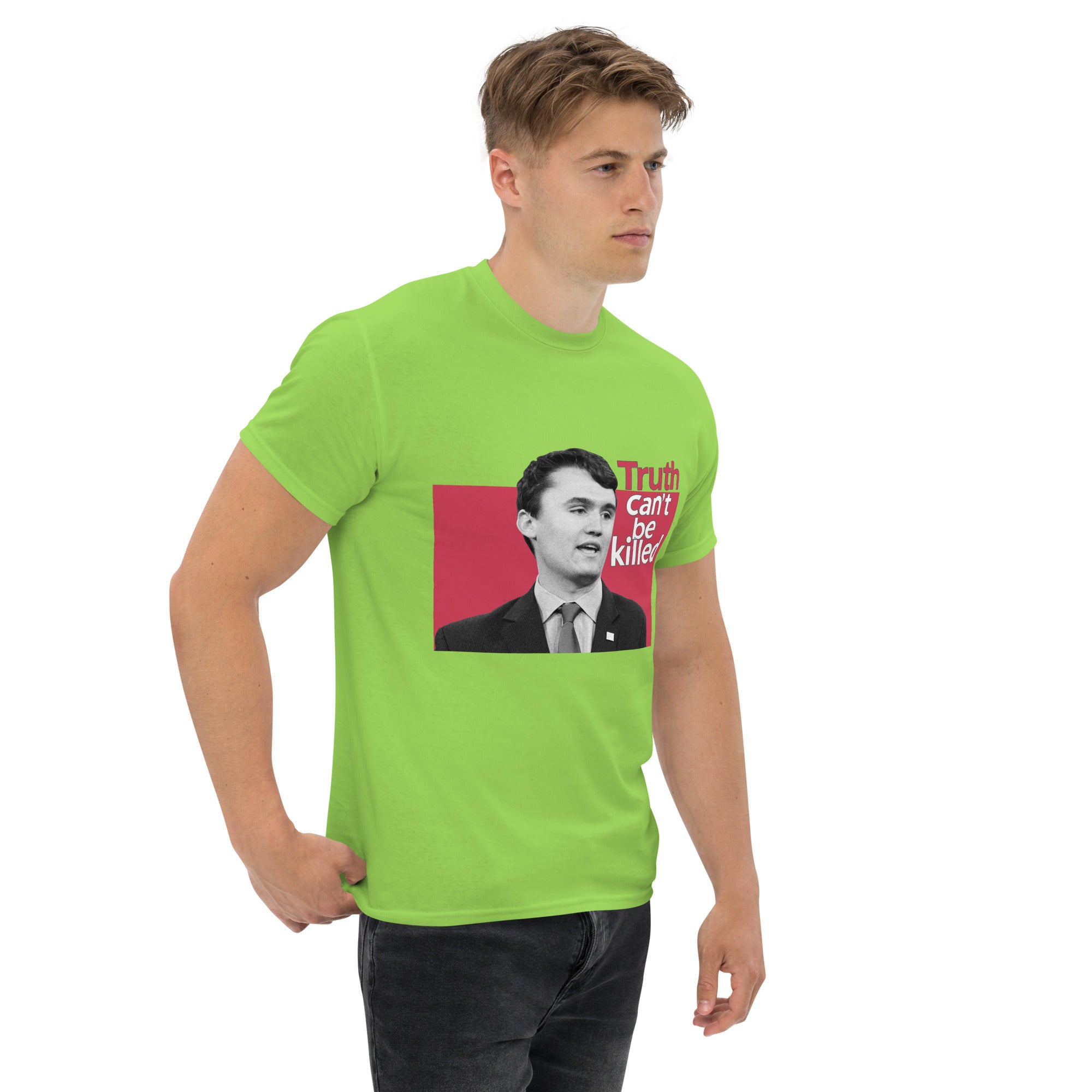 Charlie Kirk Shirt, Truth Can't Be Killed T-Shirt T-Shirt - Tophatter Daily Deals